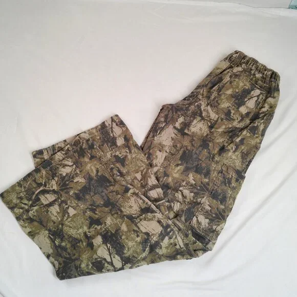 Boundaries Camo Cargo Pants XS 0–2 Women's Elastic Waist Hunting Utility - Picture 7 of 7